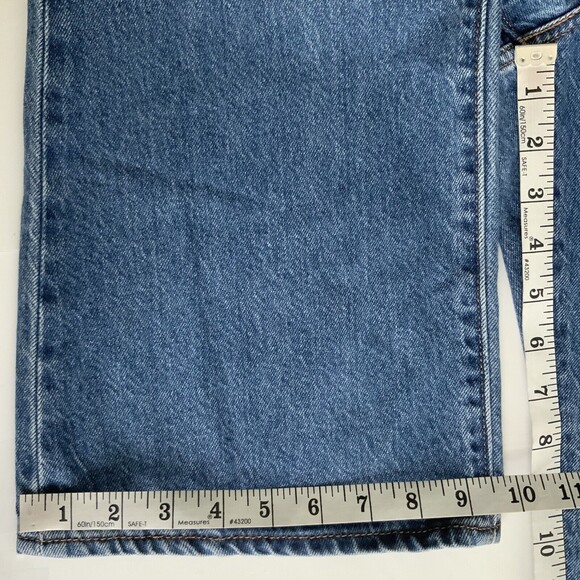 Levi’s Premium Math Club Flare Jeans High Rise Blue 31 - Picture 8 of 11